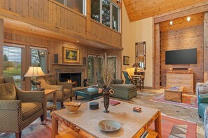 スマートテレビ、暖炉