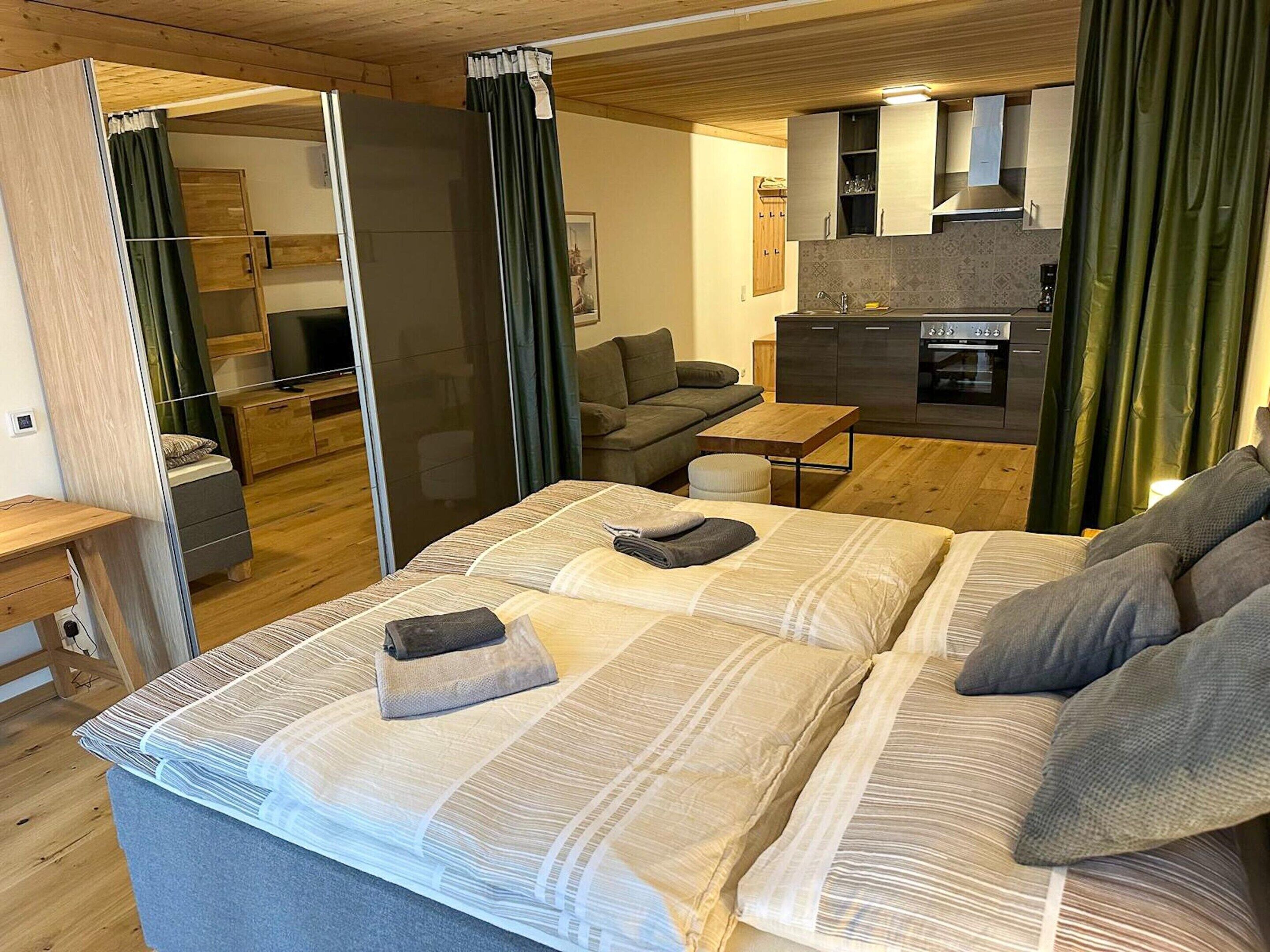 1 bedroom, individually furnished, bed sheets