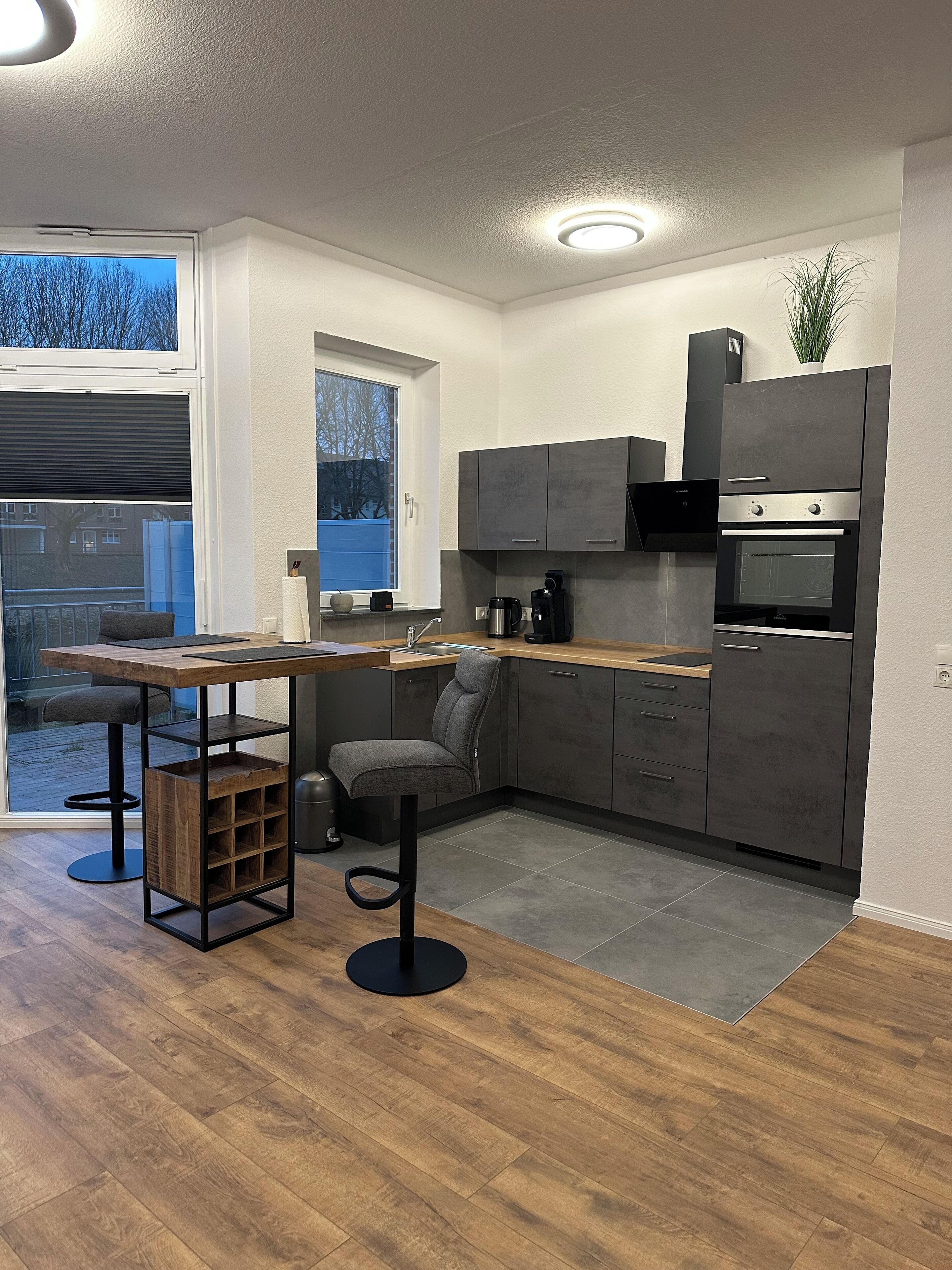 Refrigerador, horno, parrilla de estufa y lavavajillas 