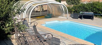 3-bedroom villa with private pool and pétanque court