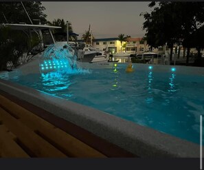 Pool - Charming 2-bedroom house in beautiful Marathon with Swim Spa, Dock, Pets Welcome (Marathon)
