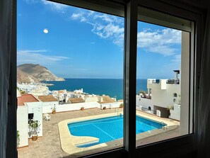 Pool - Fabulous ocean view and pool 80m from the beach in San Jose (pet friendly) (San José)
