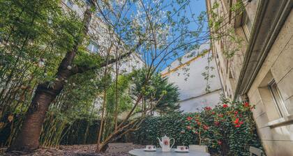 Quiet duplex with private garden and terrace