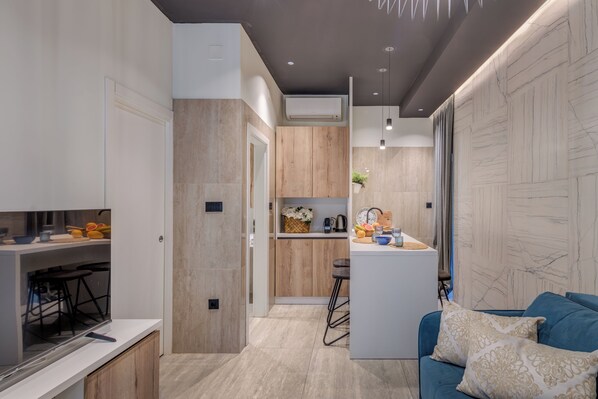 Deluxe appartement | 1 slaapkamer, een kluis op de kamer, verduisterende gordijnen