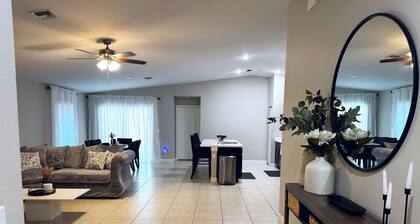 Pet friendly and wheelchair accessible, great place with lots of room.