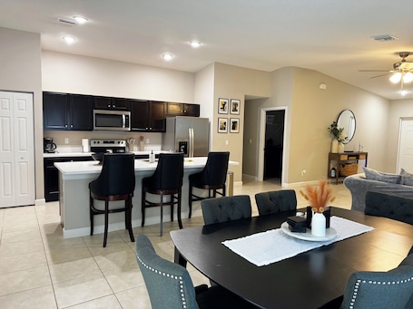 Dining. Pet friendly and wheelchair accessible, great place with lots of room.