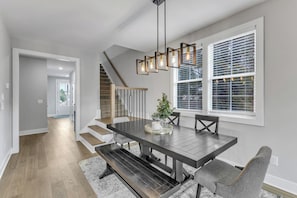 Dining - Luxury 4BR Townhome • Walk to Shops • 5 Mins to North Hills (Raleigh)