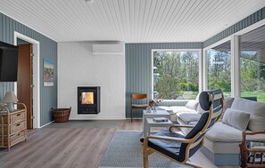 Fernseher, Kamin