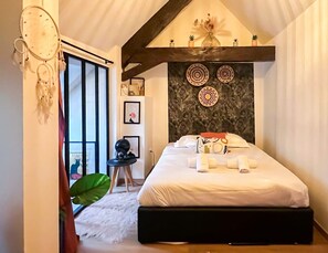 1 bedroom, iron/ironing board, free WiFi, bed sheets - Casa Jungle loft rue du Paquier (Annecy)