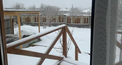 Cozy chalet in peaceful Almaty with AC, WiFi with mountain and city view