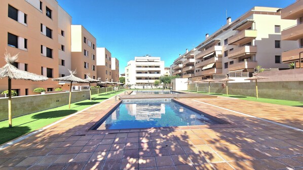 Apartment, 1 Bedroom, Balcony, Garden View | Pool | Outdoor pool - Apartment Loreto Go2lloret (Lloret de Mar)
