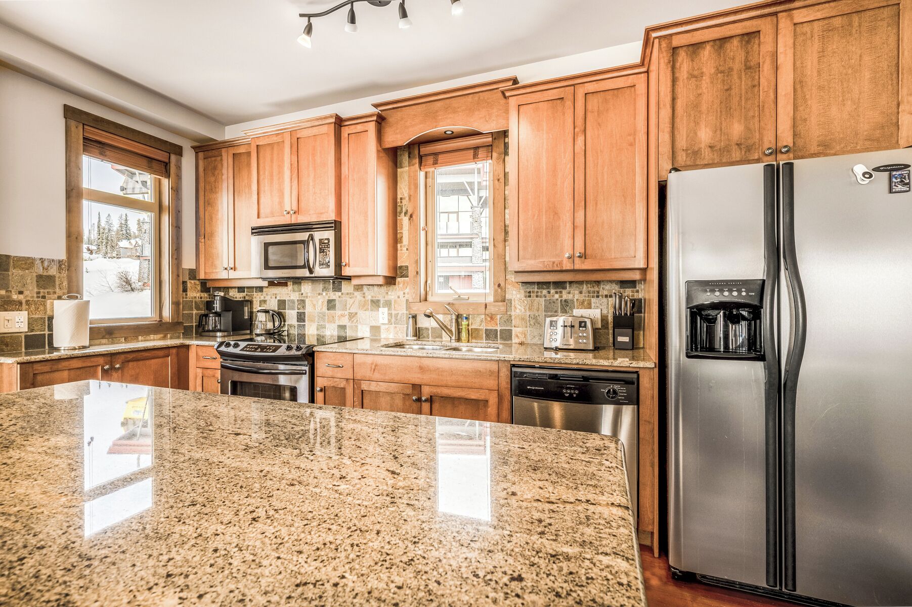 Leilighet – deluxe, kjøkken, ved fjell | Eget kjøkken | Kaffetrakter/tekoker, vannkoker og brødrister