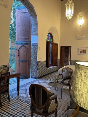 Suite Supérieure, baignoire, vue jardin