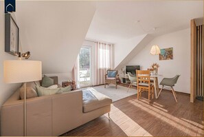 TV, DVD player, stereo