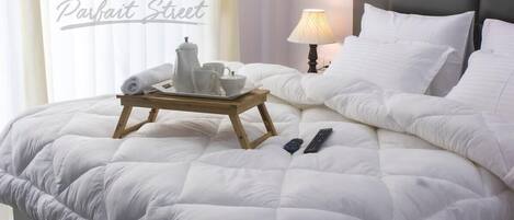 2 bedrooms, iron/ironing board, travel cot, WiFi