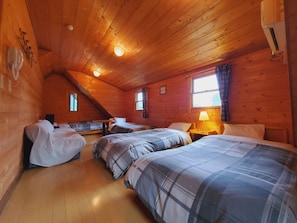 Log House Quadruple Room with Sofa Bed, Non Smoking