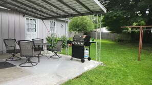 Outdoor dining - Spacious & Family-Ready Home w/ Fenced Yard in Lee (Lee)