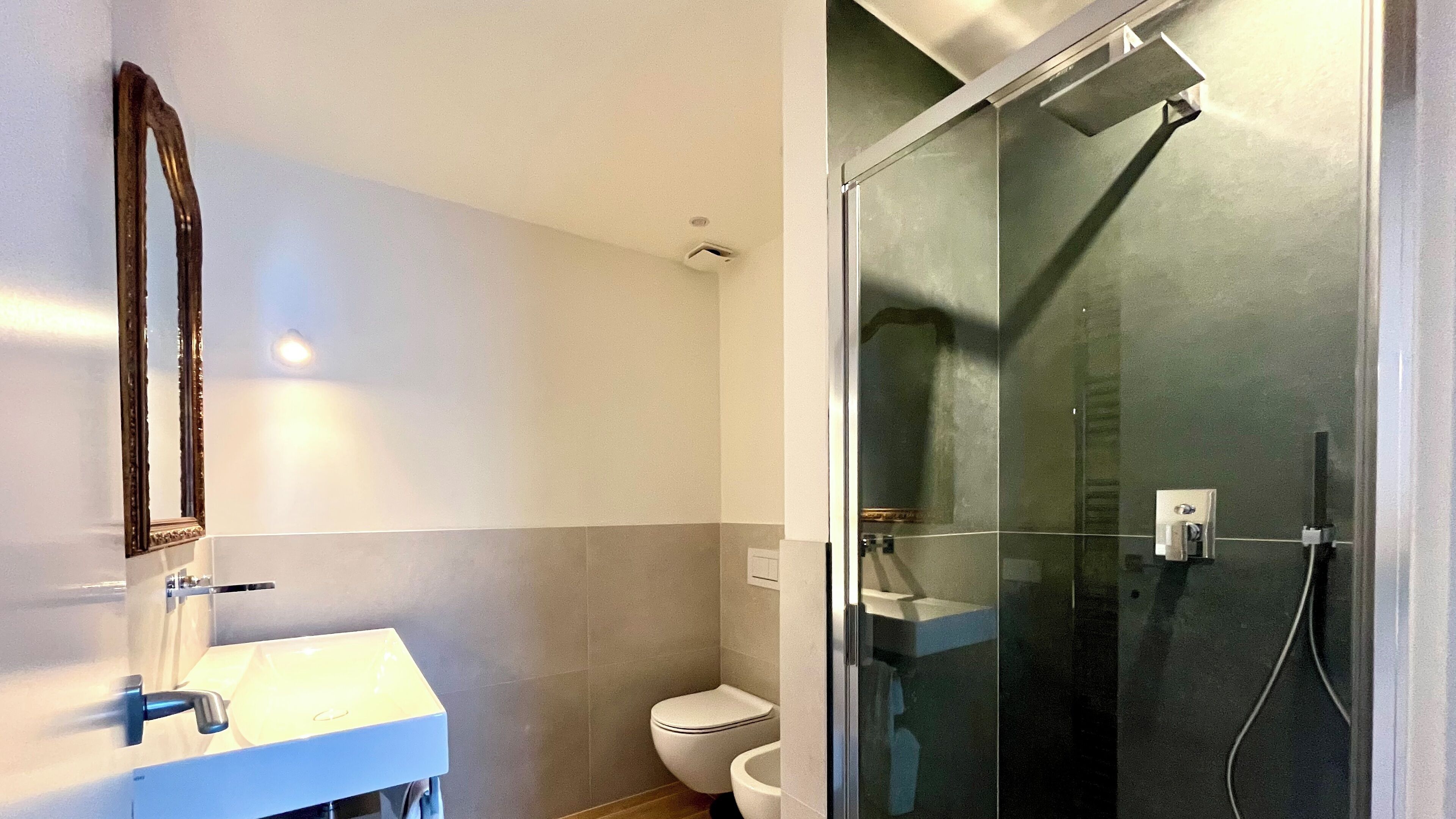 Camera singola | Bagno | Doccia, asciugacapelli, asciugamani, sapone