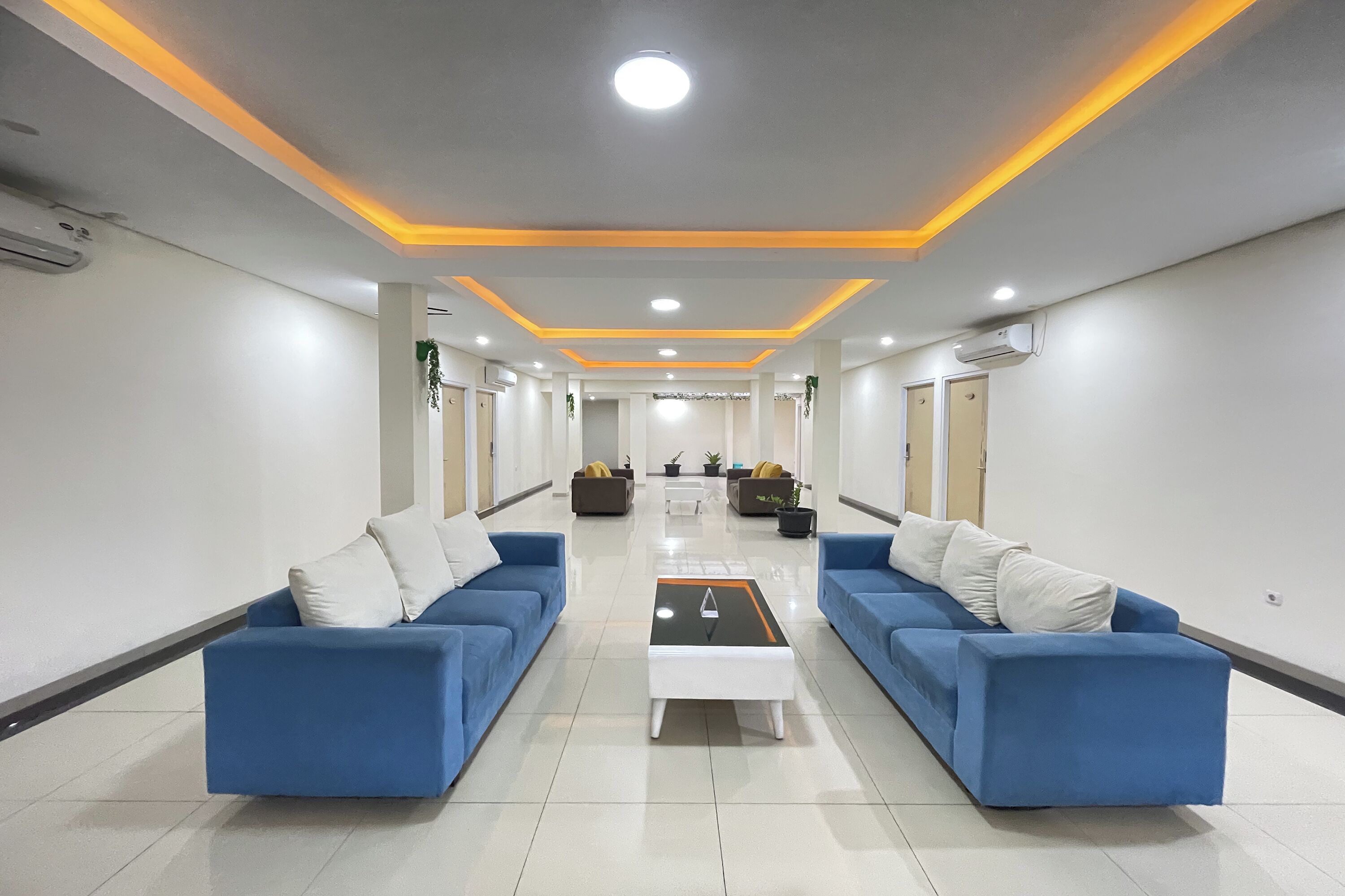 Sitteområde i lobbyen