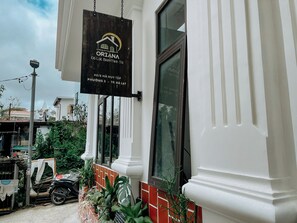 Façade de l’hébergement