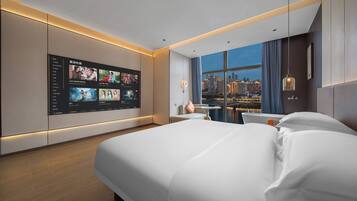 Kahden hengen elite-huone | Untuvapeitot, työpöytä, kannettavalle tietokoneelle sopiva työtila