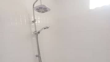 Towels, soap, toilet paper