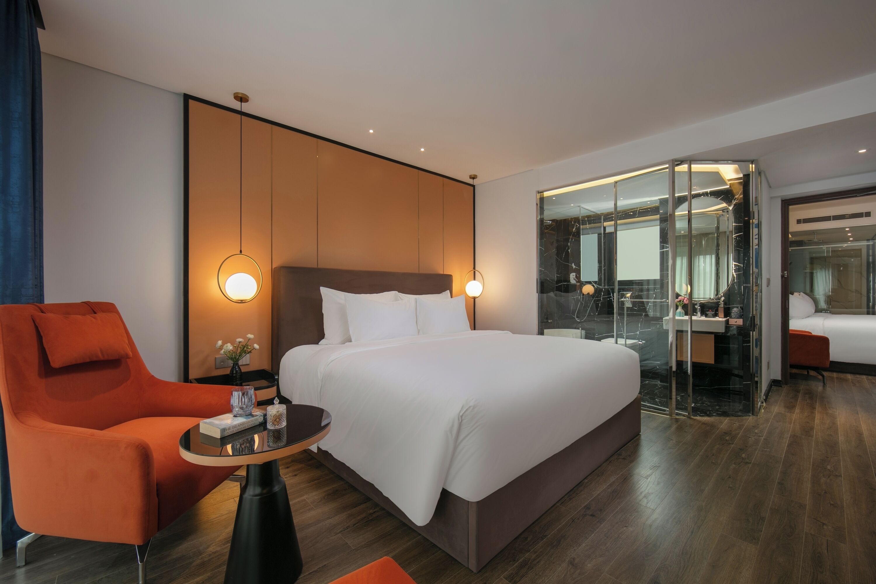 Family Double Room, 2 Bedrooms, Lake View | Minibar, in-room safe, individually decorated, desk