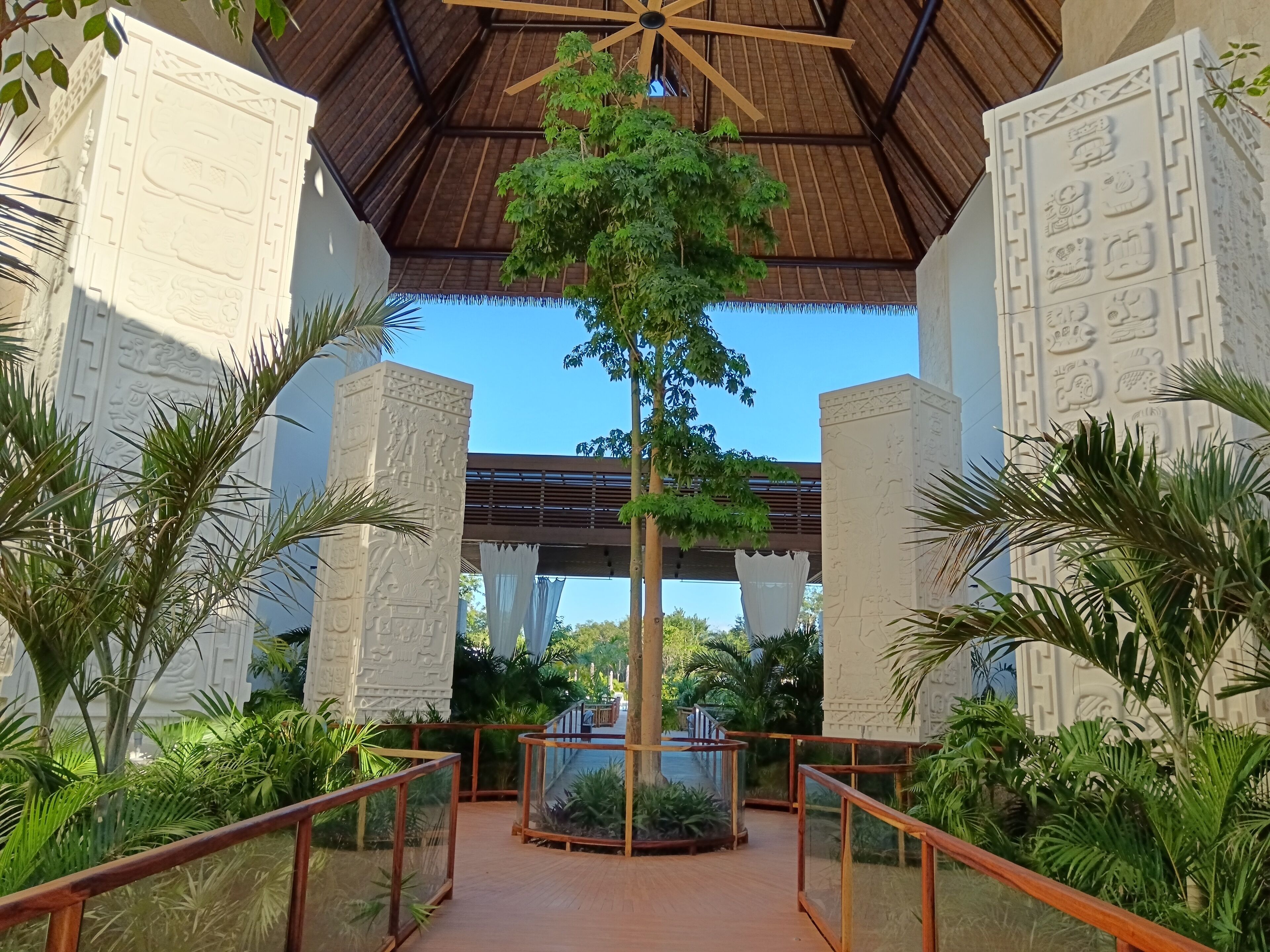 Interior entrance