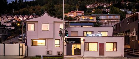 Voorkant van accommodatie