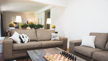 TV connectée, cheminée