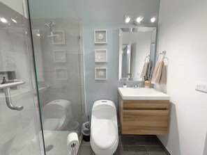 Hair dryer, towels, soap, toilet paper - Cozy Villa in the Heart of San Carlos (San Carlos)