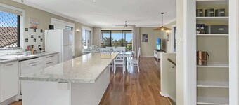 Spacious 4-Bed Coastal Home with Water Views