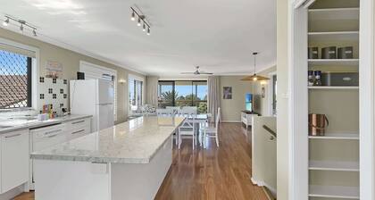 Spacious 4-Bed Coastal Home with Water Views
