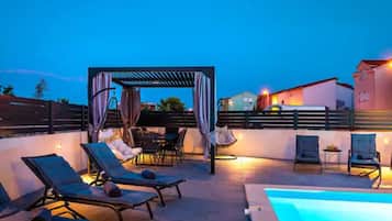 Villa (Villa With Pool) | Outdoor pool | Seasonal outdoor pool, pool umbrellas, sun loungers