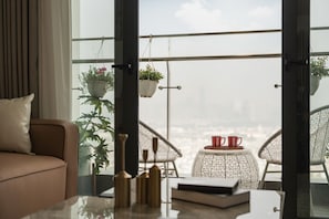 Leilighet – superior, 2 soverom, kjøkken, byutsikt | Utsikt fra rommet