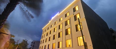 Front of property - evening/night