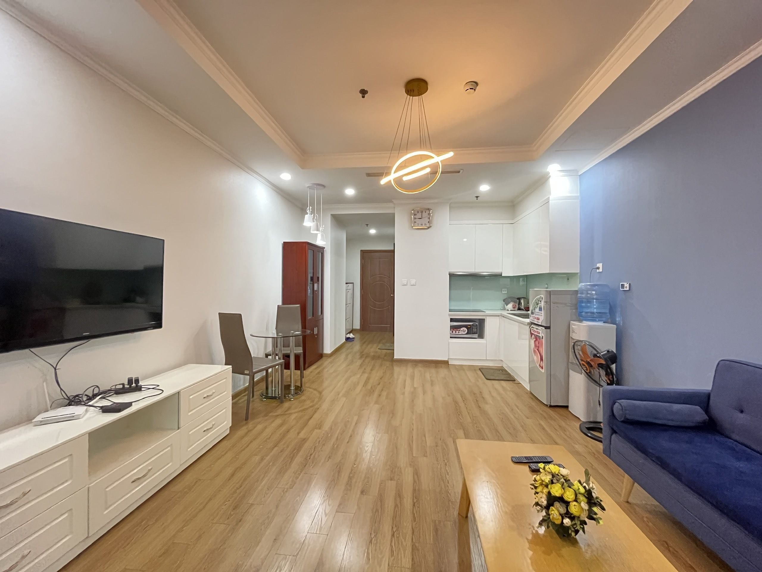 高级公寓, 1 间卧室, 厨房, 城市景观 | 办公桌、笔记本电脑工作区、遮光窗帘、隔音