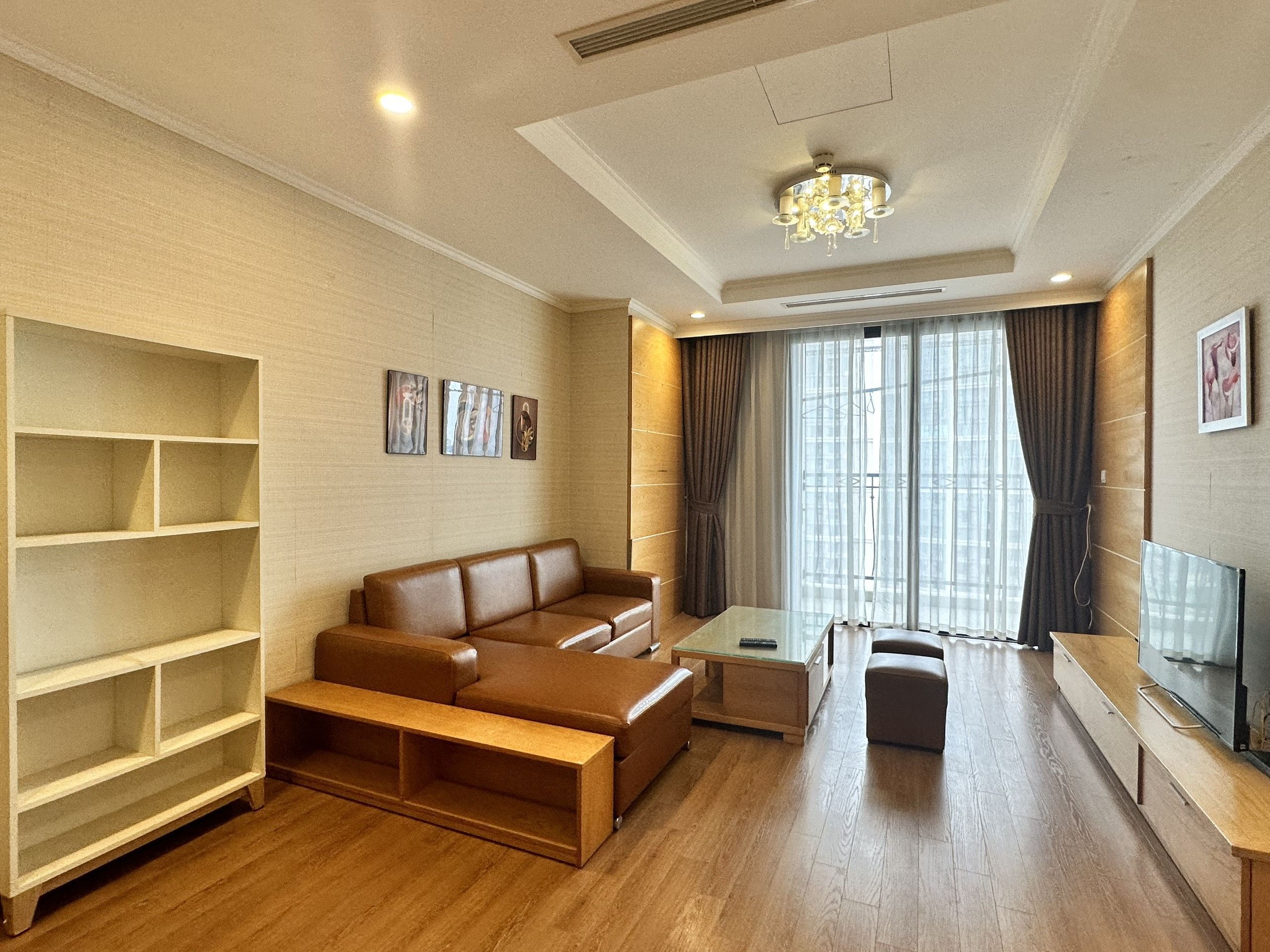 Deluxe Apartment, 3 Bedrooms, Balcony, City View | Living area | 42-inch LED TV with digital channels