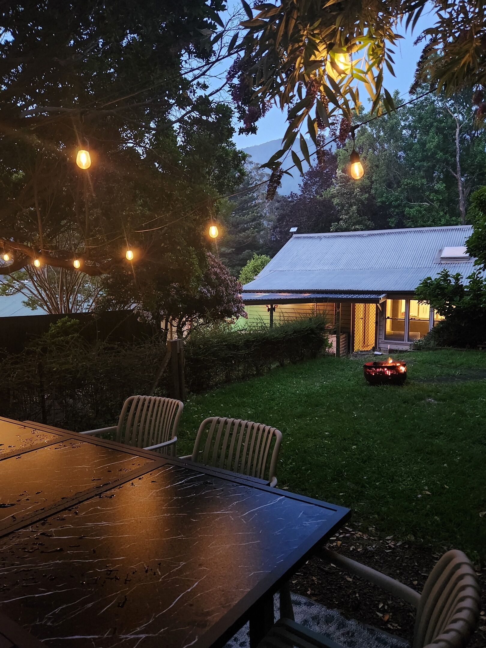 Outdoor dining