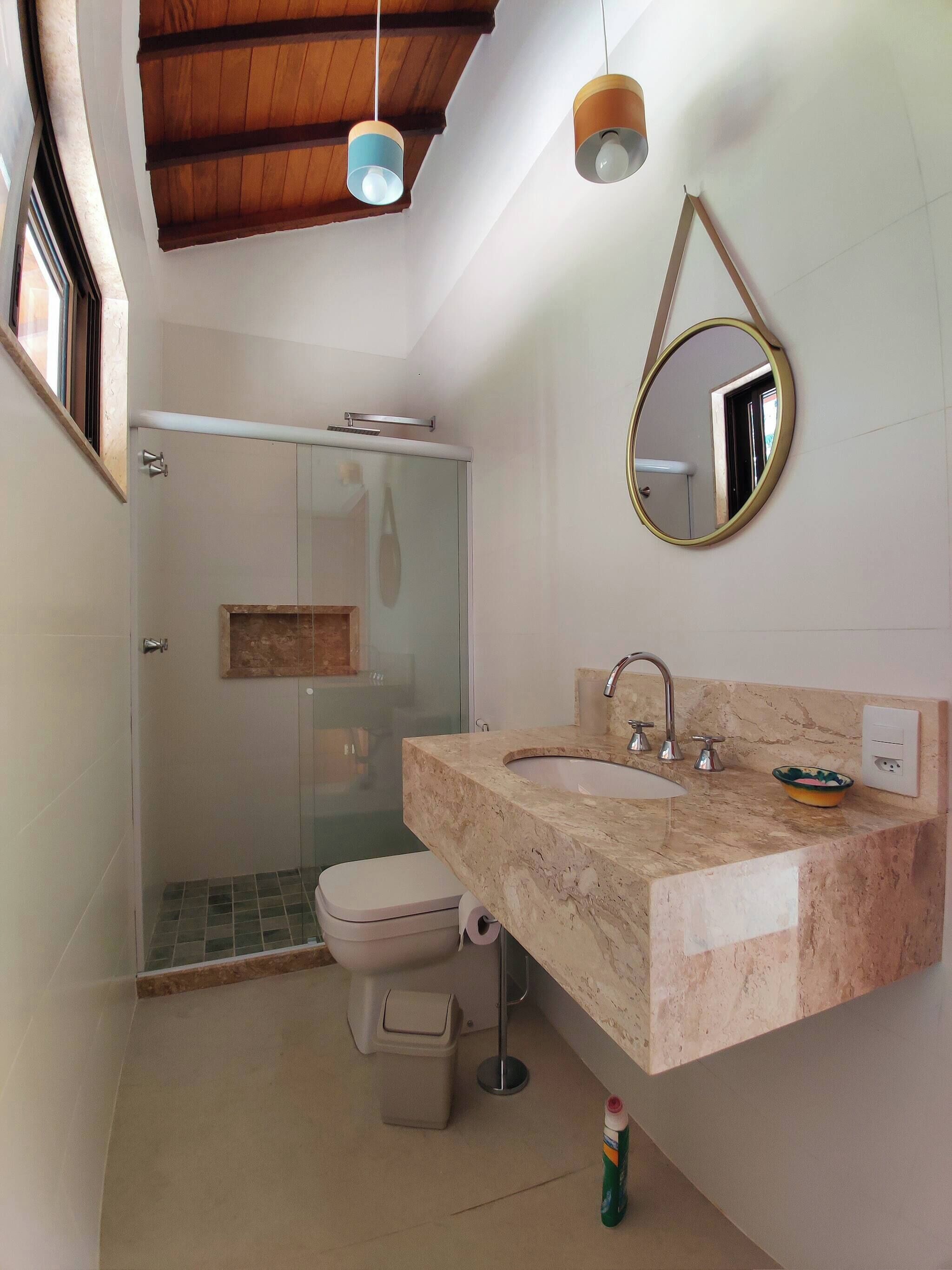 Casa, 3 quartos, acessível, para fumantes | Banheiro