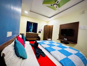 Classic-Doppelzimmer, Balkon, Bergblick | Zimmerausstattung