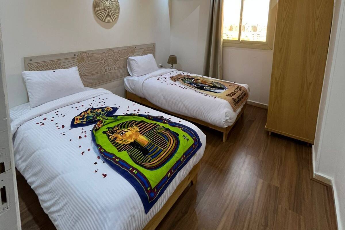 Blackout drapes, soundproofing, WiFi (free), bed sheets