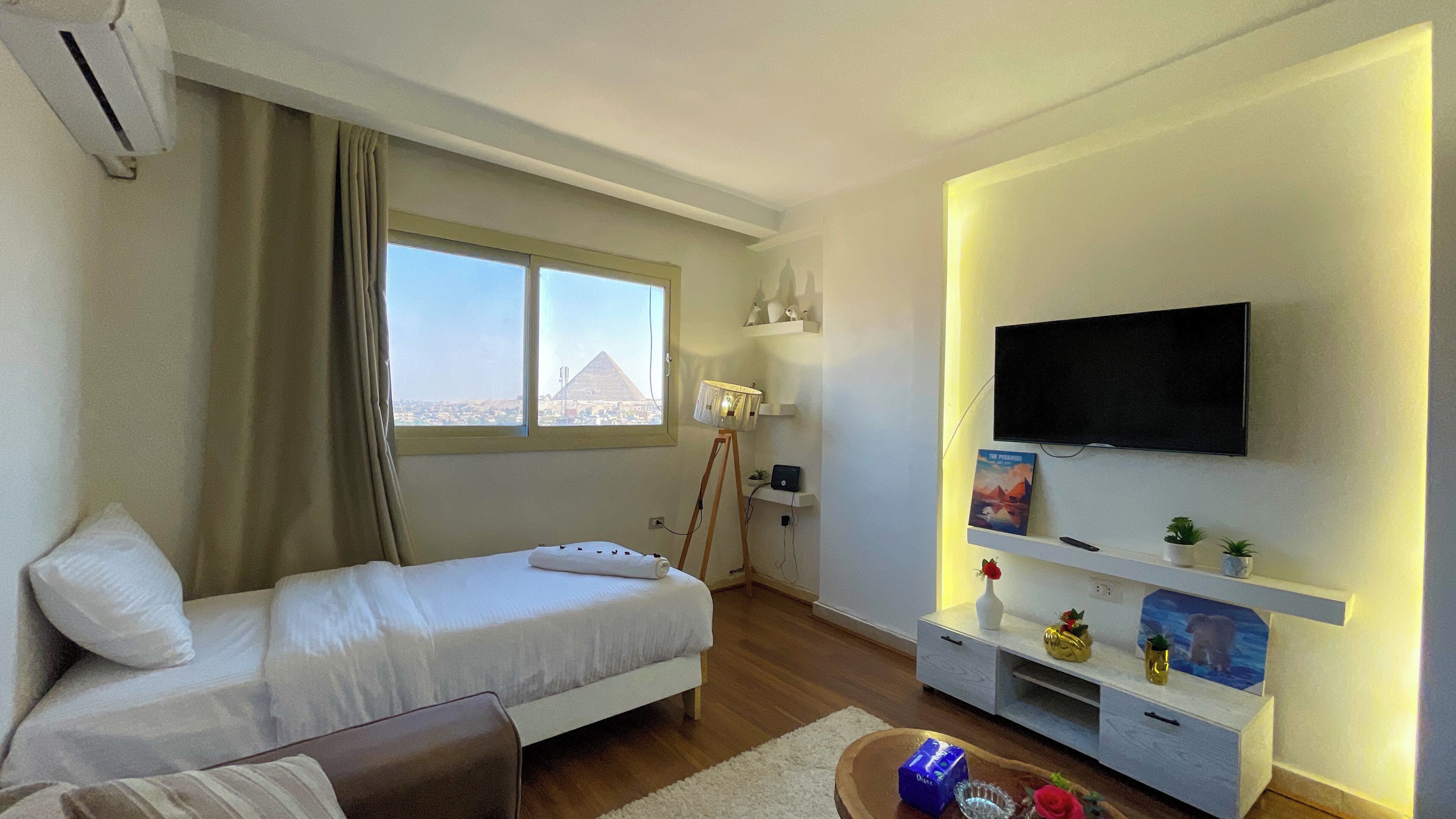 Luxe suite, uitzicht op vallei | Verduisterende gordijnen, geluiddichte muren, gratis wifi, beddengoed