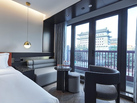Superior Double Room, City View | Blackout drapes, iron/ironing board, free WiFi, bed sheets