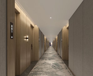 Handrails in hallways