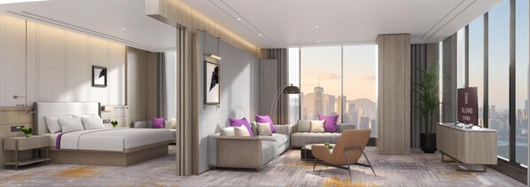 Grand Suite | 1 bedroom, premium bedding, pillowtop beds, minibar