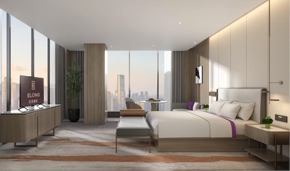 Ropa de cama de alta calidad, colchones con pillow-top y minibar