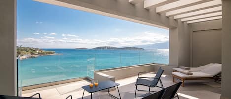 Departamento Confort, balcón, vista al mar | Terraza o patio