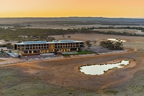 Fachada de la propiedad