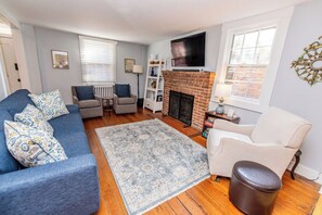 TV connectée, cheminée